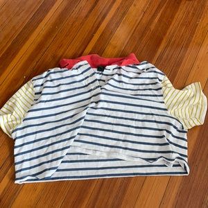 Striped colorful polo